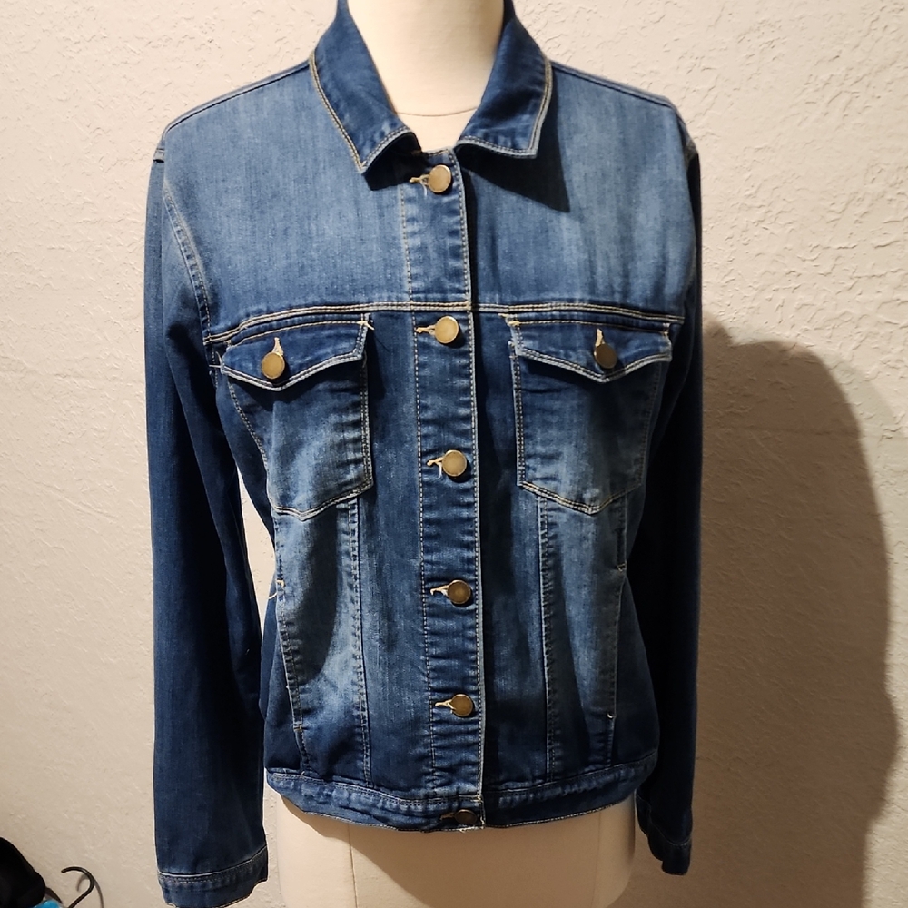 Democracy Dark Blue Jean Jacket